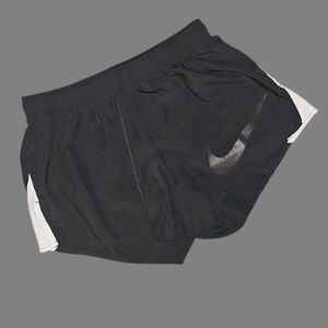 Nike Women's Black Running Shorts With Brief Small